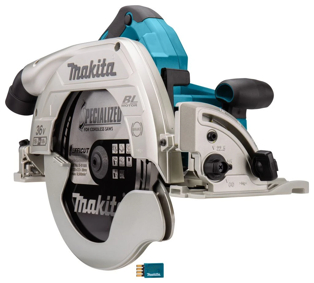 Makita DHS900ZU 36V (2x 18V) Li-Ion Accu Cirkelzaag Body - 235 Mm 2 Makita DHS900ZU 36V (2x 18V) Li-Ion Accu Cirkelzaag Body - 235 Mm - Afbeelding 2