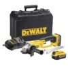 DeWalt DCG412M2 18V Li-Ion Accu Haakse Slijper Set (2x 4.0Ah Accu) In Koffer - 125mm - DCG412M2-QW