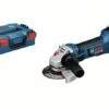 Bosch GWS 18-125 V-LI 18V Li-Ion Accu Haakse Slijper Body In L-Boxx - 125mm - 060193A308