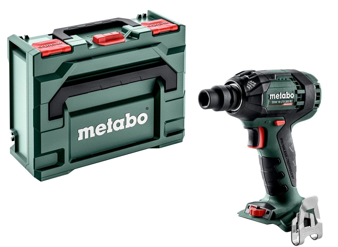 Metabo SSW 18 LTX 300 BL 18V Li-Ion Accu Slagmoersleutel Body In MetaBOX - 300Nm - 1/2" - Koolborstelloos - 602395840 1 Metabo SSW 18 LTX 300 BL 18V Li-Ion Accu Slagmoersleutel Body In MetaBOX - 300Nm - 1/2" - Koolborstelloos - 602395840