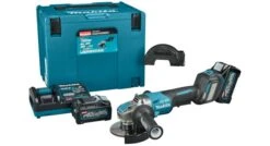 Makita GA044GM201 XGT 40V Max Li-ion Accu Haakse Slijper Set (2x 4,0Ah) In Mbox - 125 Mm - Koolborstelloos