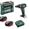 Metabo SSW 18 LTX 400 BL 18V LiHD Accu Slagmoersleutel Set (2x 5.5Ah Accu) In MetaBOX - 400Nm - 1/2" - Koolborstelloos - 602205660