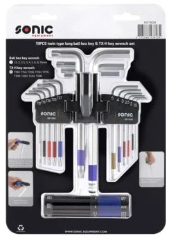 Sonic 601908 Dubbele Stiftsleutelset TX En Binnenzeskant Met Kogelkop - 18 Delig -WIHA Winkel 46a51f03df53fcf1e97d1e4faa3bc1e7