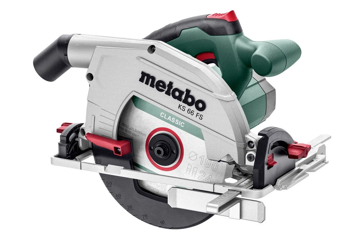 Metabo KS 66 FS Cirkelzaag - 1500W - 190mm 1 Metabo KS 66 FS Cirkelzaag - 1500W - 190mm