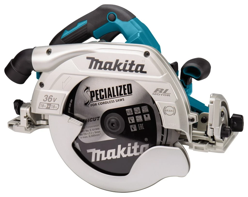 Makita DHS900ZU 36V (2x 18V) Li-Ion Accu Cirkelzaag Body - 235 Mm 4 Makita DHS900ZU 36V (2x 18V) Li-Ion Accu Cirkelzaag Body - 235 Mm - Afbeelding 4