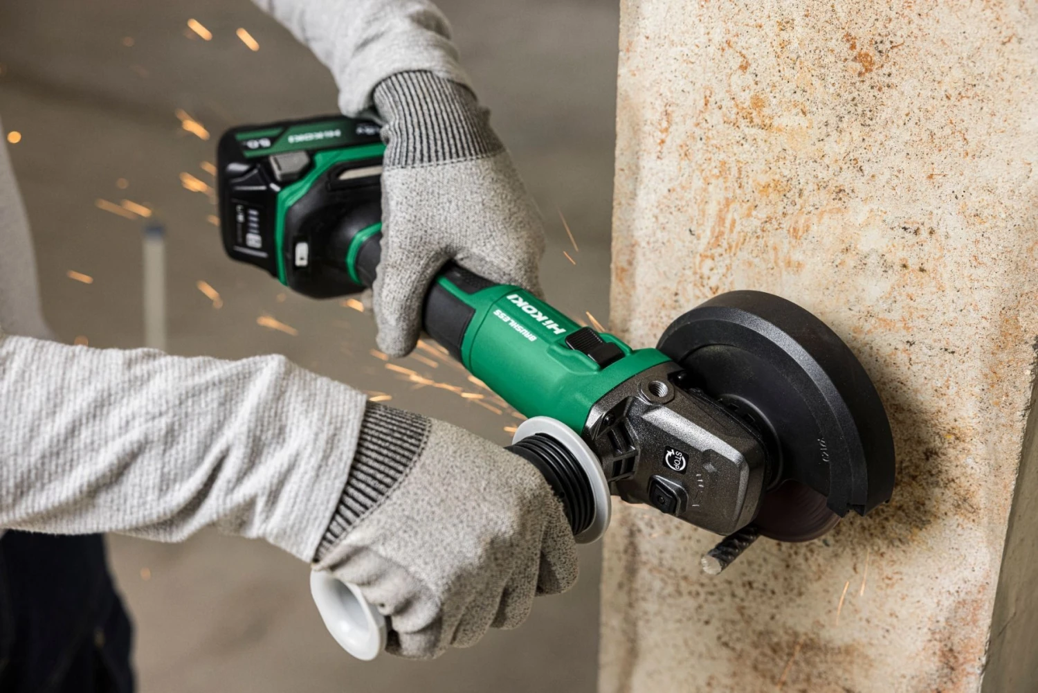 HiKOKI G1813DVE W2Z Accu Haakse Slijpmachine - 18V - 125 Mm - In HSC II Koffer 4 HiKOKI G1813DVE W2Z Accu Haakse Slijpmachine - 18V - 125 Mm - In HSC II Koffer - Afbeelding 4