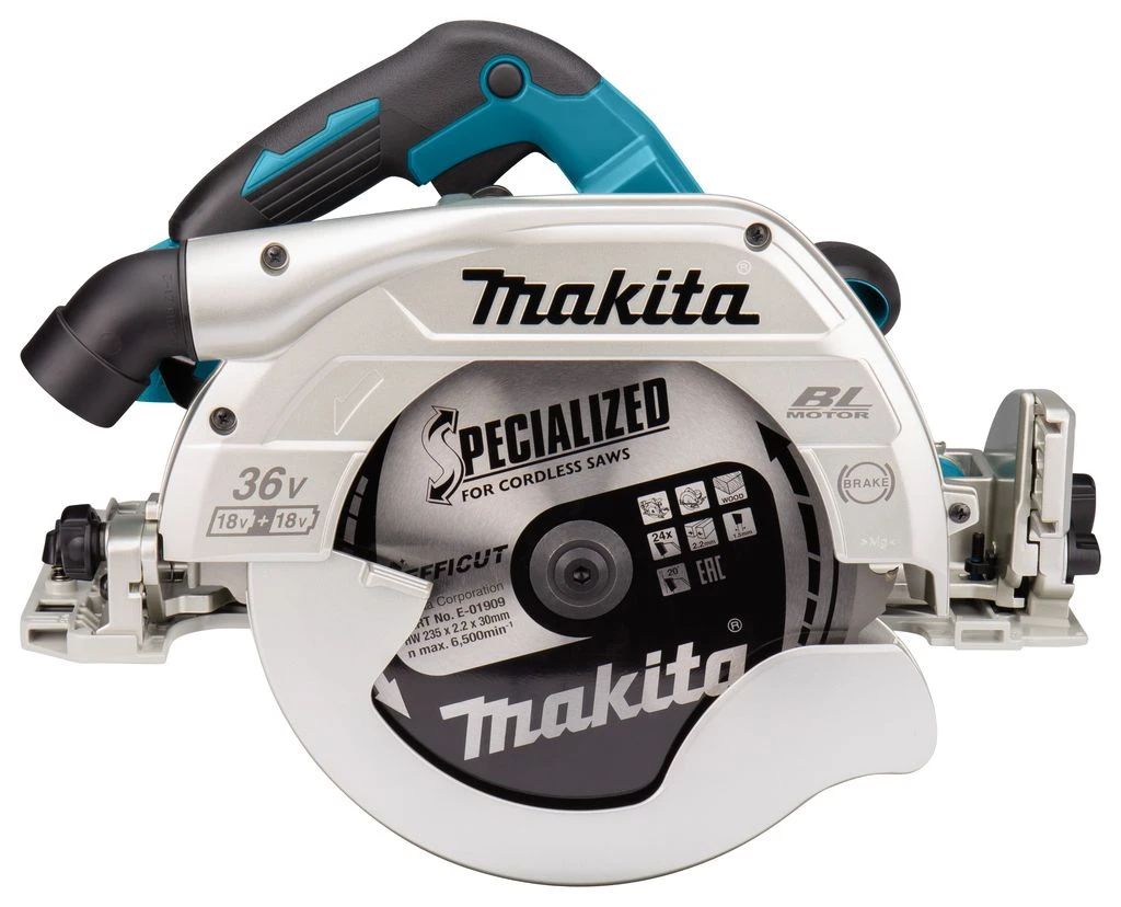 Makita DHS900ZU 36V (2x 18V) Li-Ion Accu Cirkelzaag Body - 235 Mm 1 Makita DHS900ZU 36V (2x 18V) Li-Ion Accu Cirkelzaag Body - 235 Mm