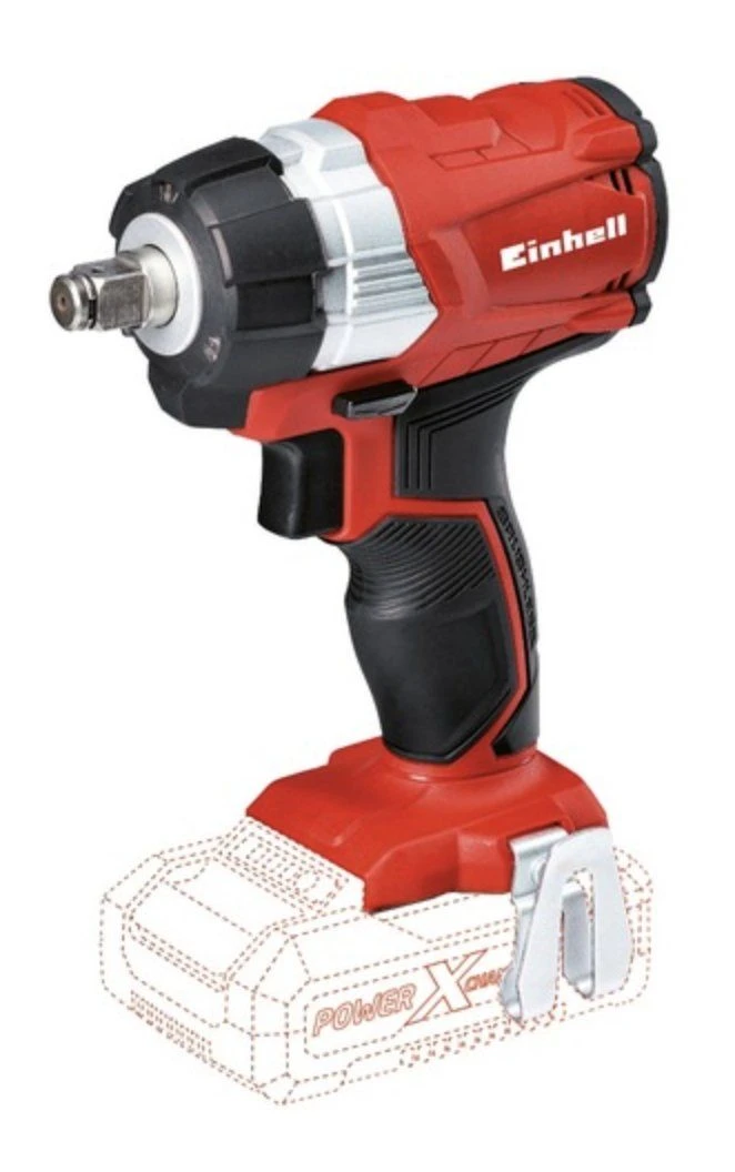 Einhell TE-CW 18 LI BL 18V Li-Ion Accu Slagmoersleutel Body - 215Nm - 1/2" - Koolborstelloos - 4510040 1 Einhell TE-CW 18 LI BL 18V Li-Ion Accu Slagmoersleutel Body - 215Nm - 1/2" - Koolborstelloos - 4510040