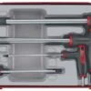 Teng Tools TTHEX7 7-delige Inbussleutelset Met T-hendel In Tc-tray - 68930106