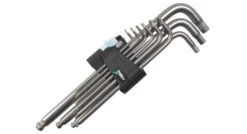 Wera 05022720001 9-delige Inbussleutelset - RVS - 1,5-10mm