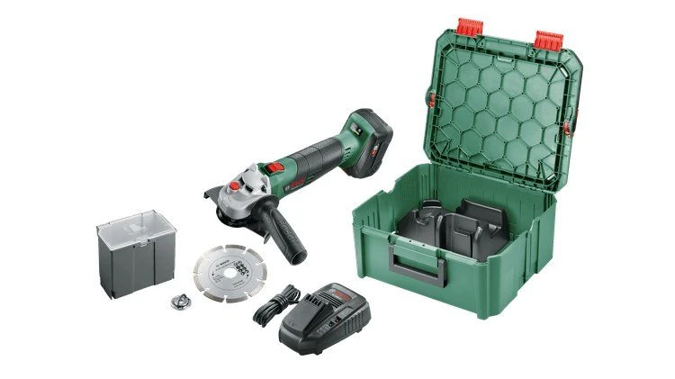 Bosch AdvancedGrind 18 18V Li-Ion Accu Haakse Slijper Set (1x 4,0Ah) In SystemBox - 125mm 1 Bosch AdvancedGrind 18 18V Li-Ion Accu Haakse Slijper Set (1x 4,0Ah) In SystemBox - 125mm