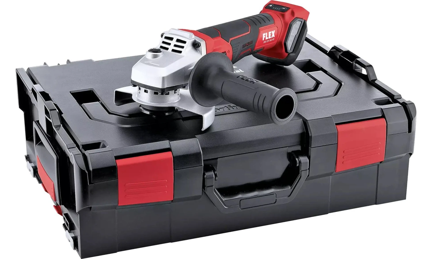 Flex LBE 125 18.0-EC Li-Ion Accu Haakse Slijper Body In L-Boxx - 125mm - Variabel - 18V 1 Flex LBE 125 18.0-EC Li-Ion Accu Haakse Slijper Body In L-Boxx - 125mm - Variabel - 18V