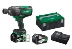 HiKOKI WR36DBWRZ 18/36V MultiVolt Li-Ion Accu Slagmoersleutel Set (2x 2,5Ah Accu) In HSC - 1130Nm - 1/2" - Koolborstelloos