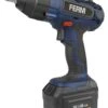 FERM CDM1127 18V Li-Ion Accu Slagmoersleutel Set (1x 4.0Ah Accu) In Koffer - 380Nm - 1/2"