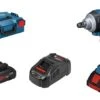 Bosch GDS 18V-300 18V Li-Ion Accu Slagmoersleutel Set (2x 4.0Ah Accu) In L-Boxx - 1/2" - 300Nm - 06019D8202