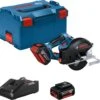 Bosch GKM 18V-50 18V Li-ion Accu Cirkelzaag Set (2x 5.0Ah) In L-Boxx - 136 Mm