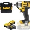 DeWalt DCF880M2 18V Li-Ion Accu Slagmoersleutel Set (2x 4.0Ah Accu) In TSTAK - 203Nm - 1/2" - DCF880M2-QW