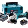 Makita DGA452RMJ 18V Li-ion Accu Haakse Slijper Set (2x 4.0Ah Accu) In Mbox - 115mm
